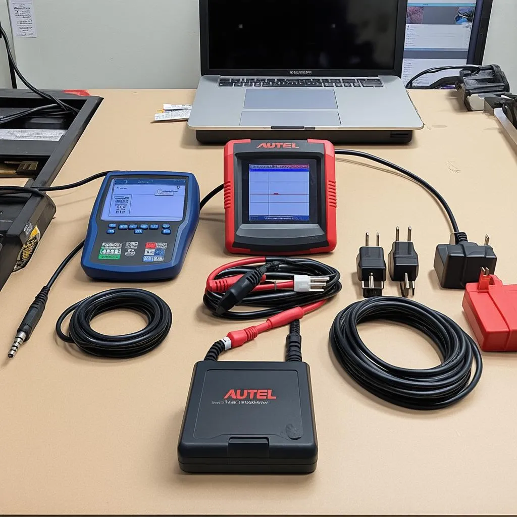 Autel 708 diagnostic setup