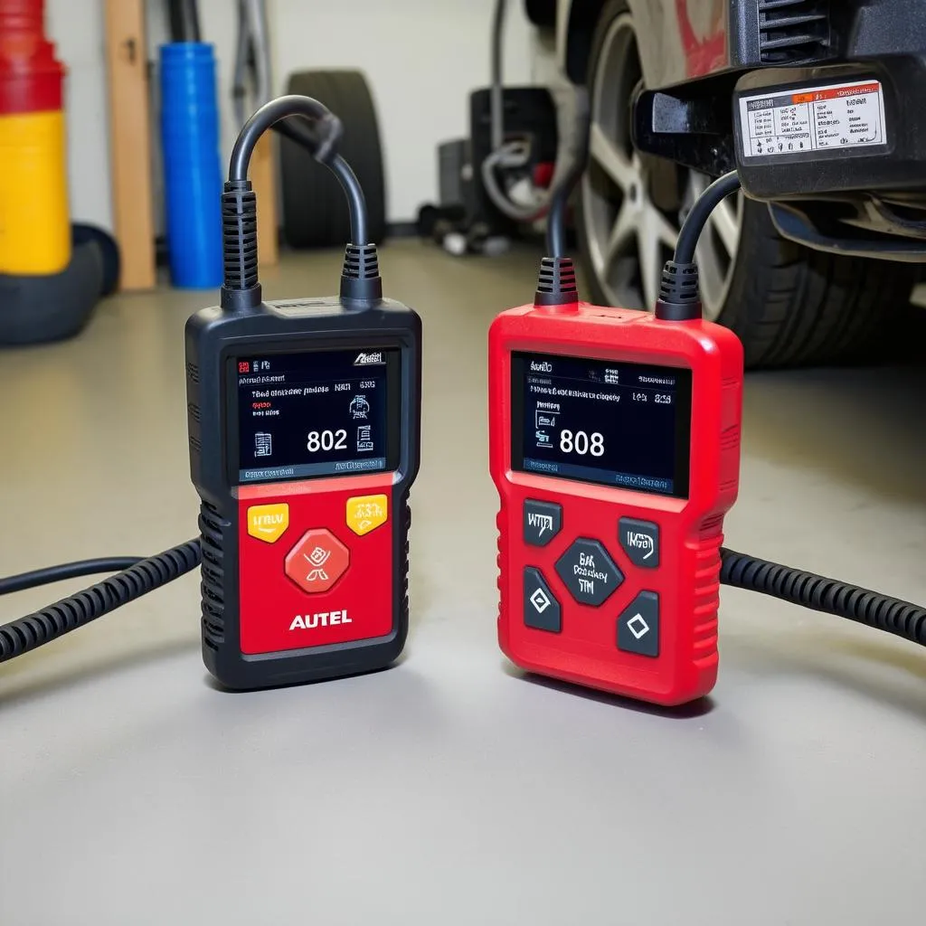 Autel 802 and 808 Diagnostic Tools