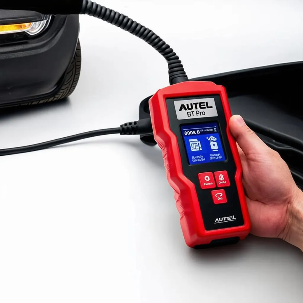 Autel 808 BT Pro on a European Car