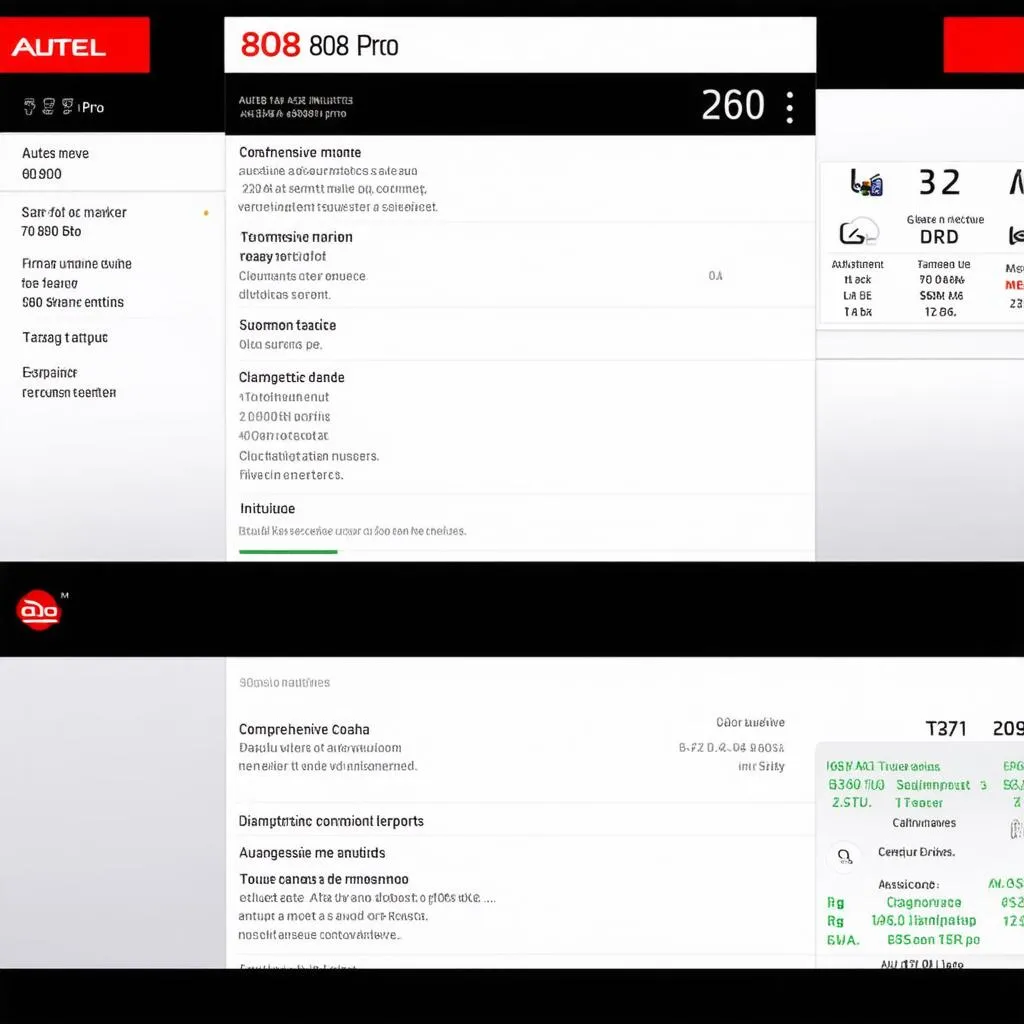 Autel 808 Pro User-Friendly Interface