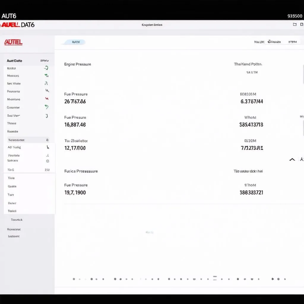 Autel 906 Live Data Streaming