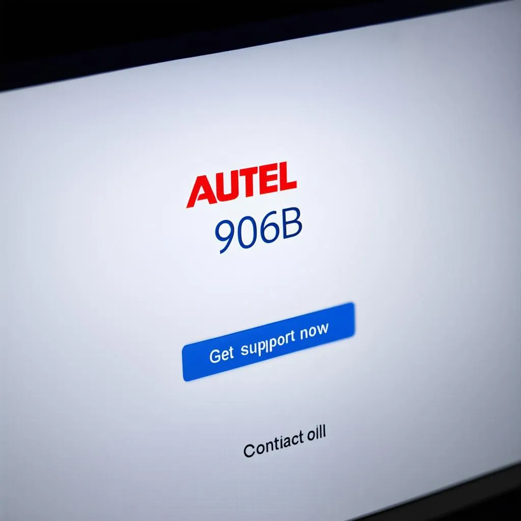 Autel 906B Support