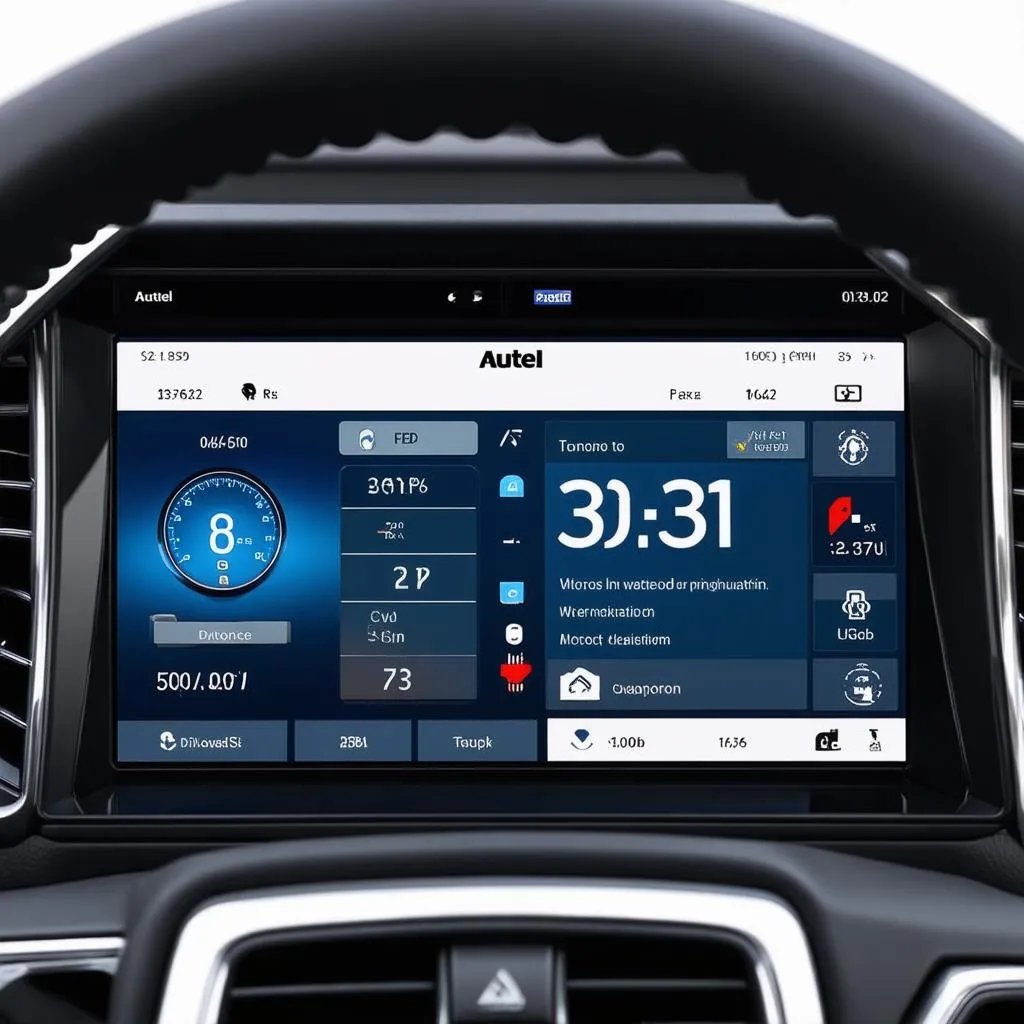 Autel 906S Dashboard