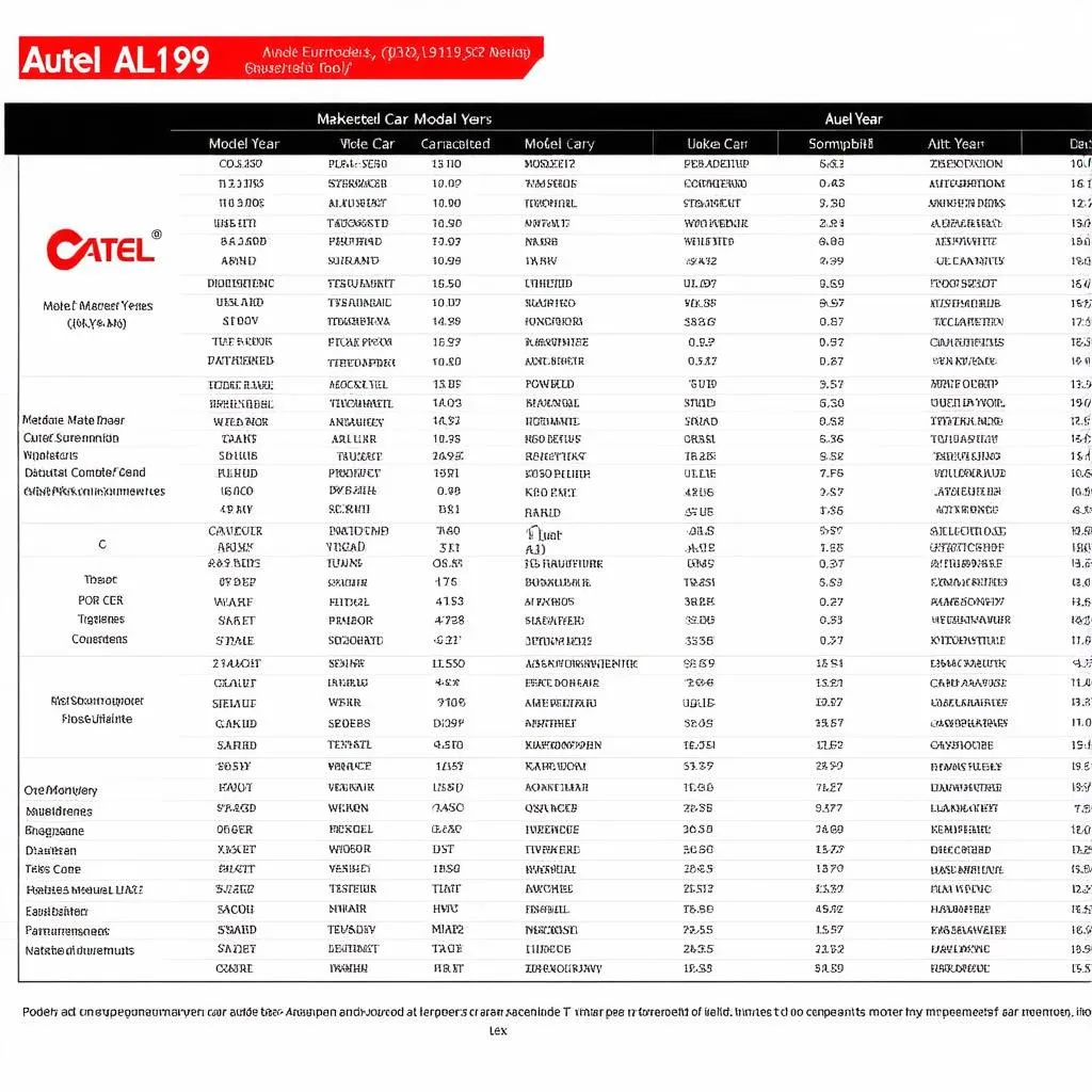 Autel AL149 Compatibility