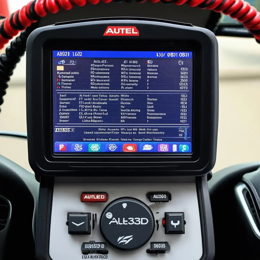 Autel AL301 Dashboard