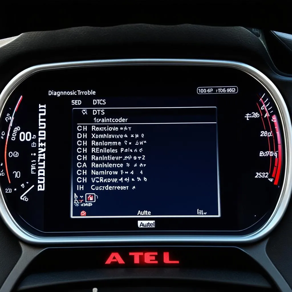 Autel AL319 dashboard