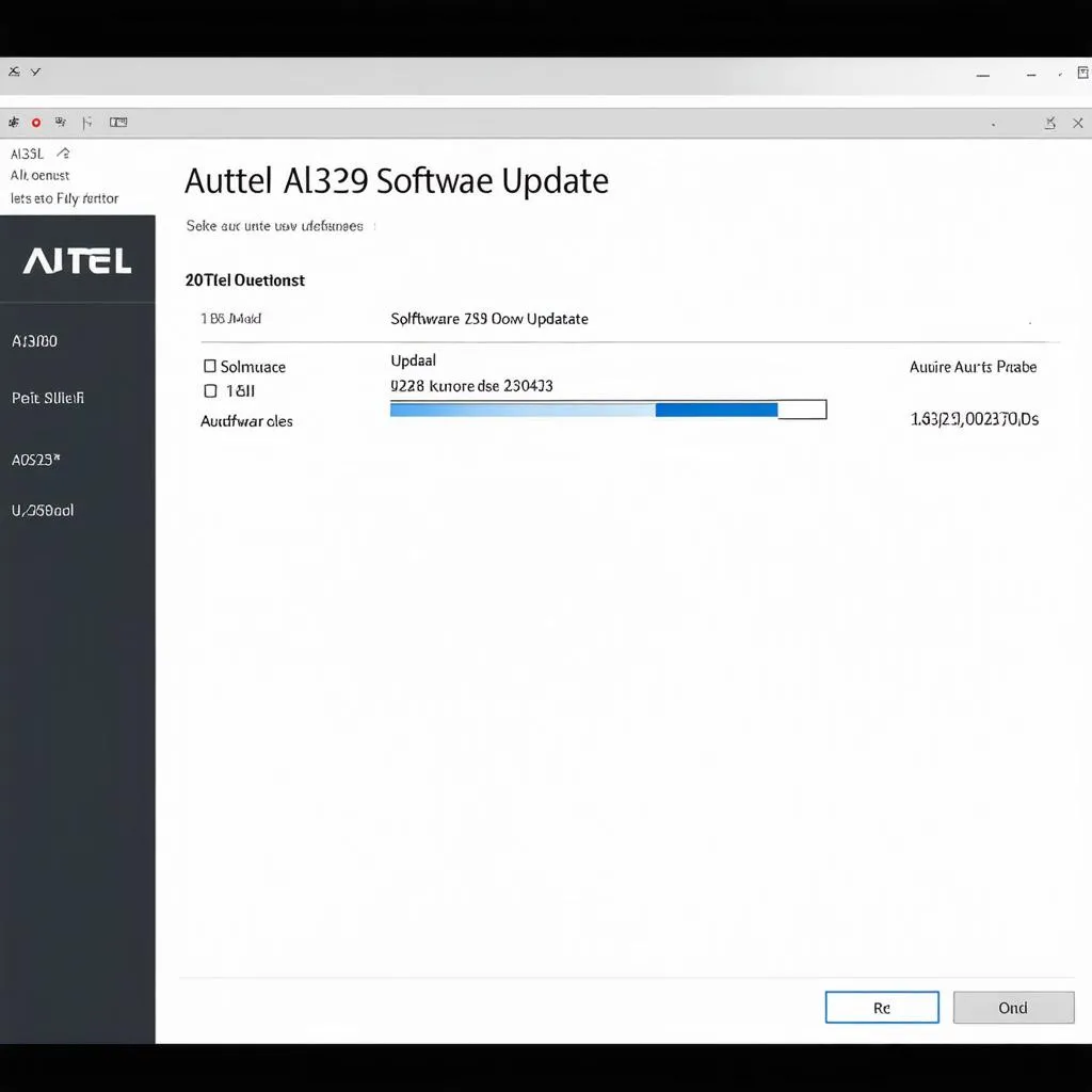 Autel AL329 software update