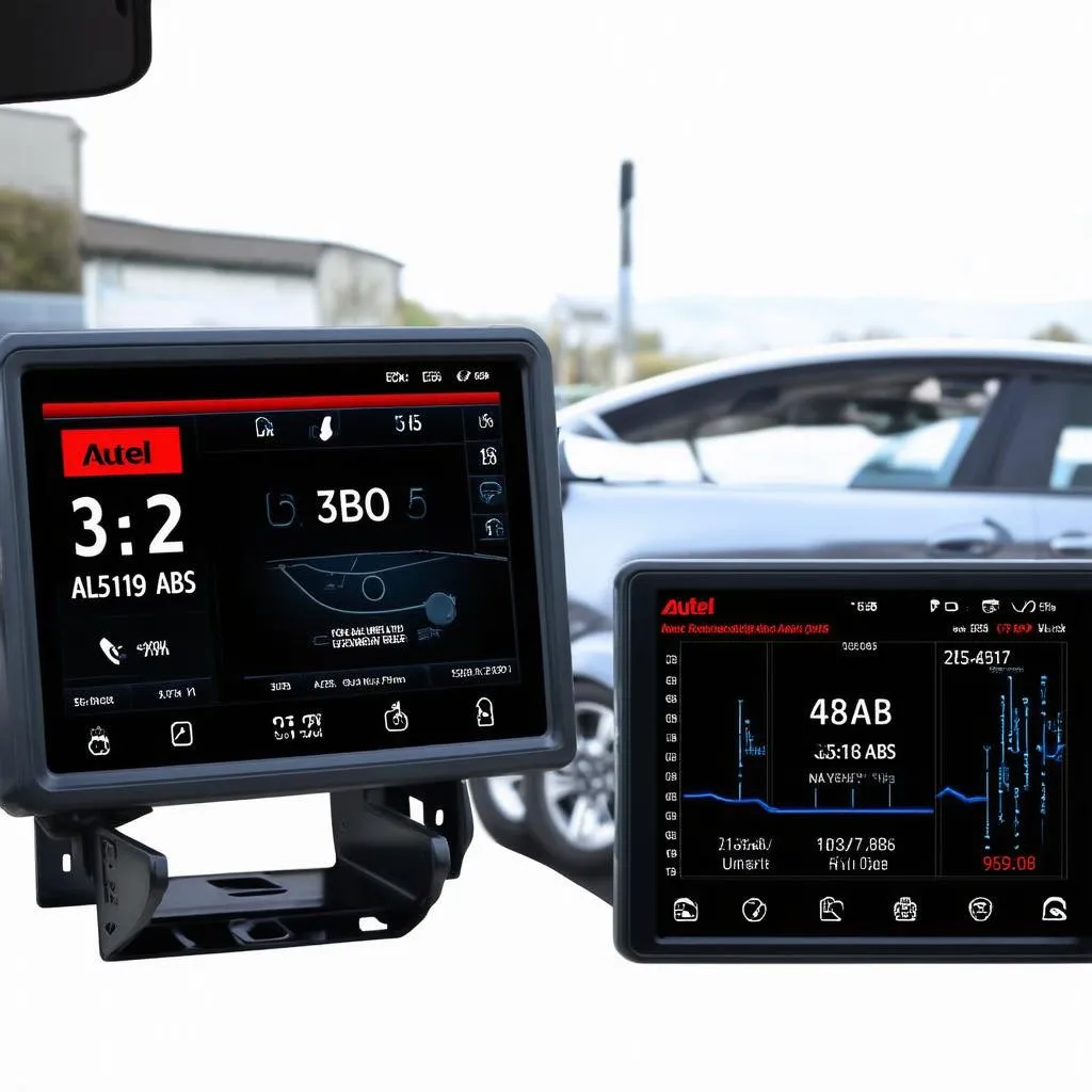 Autel AL519 ABS dashboard