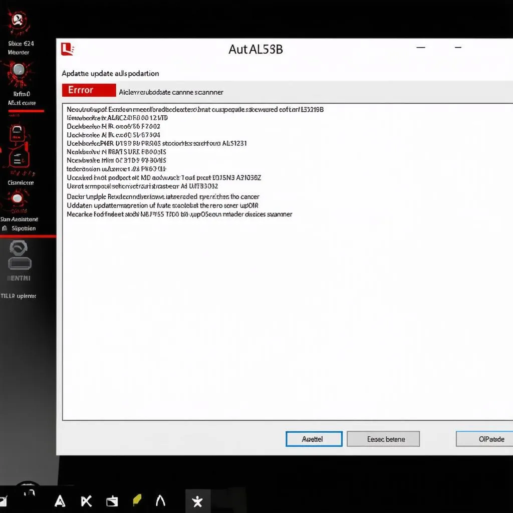 Autel AL539B update problems