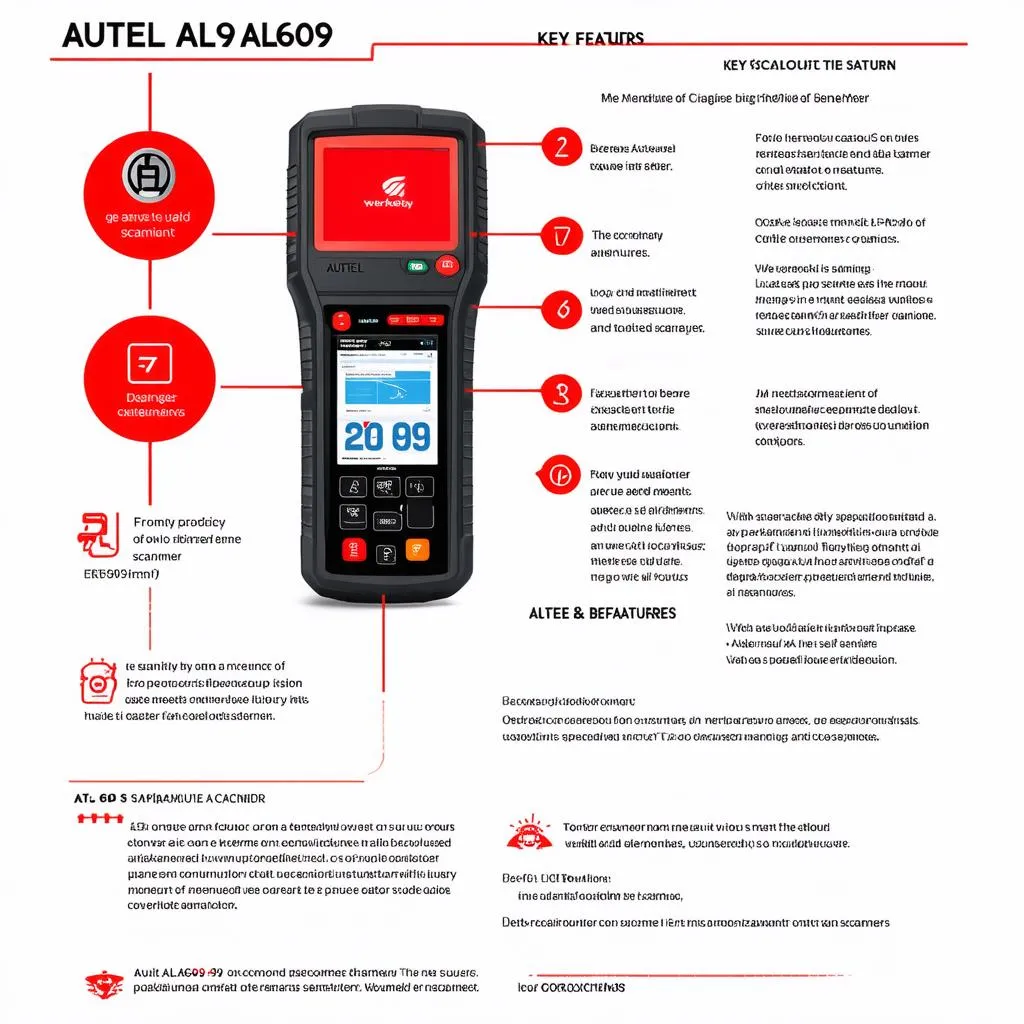 Autel AL609 Features