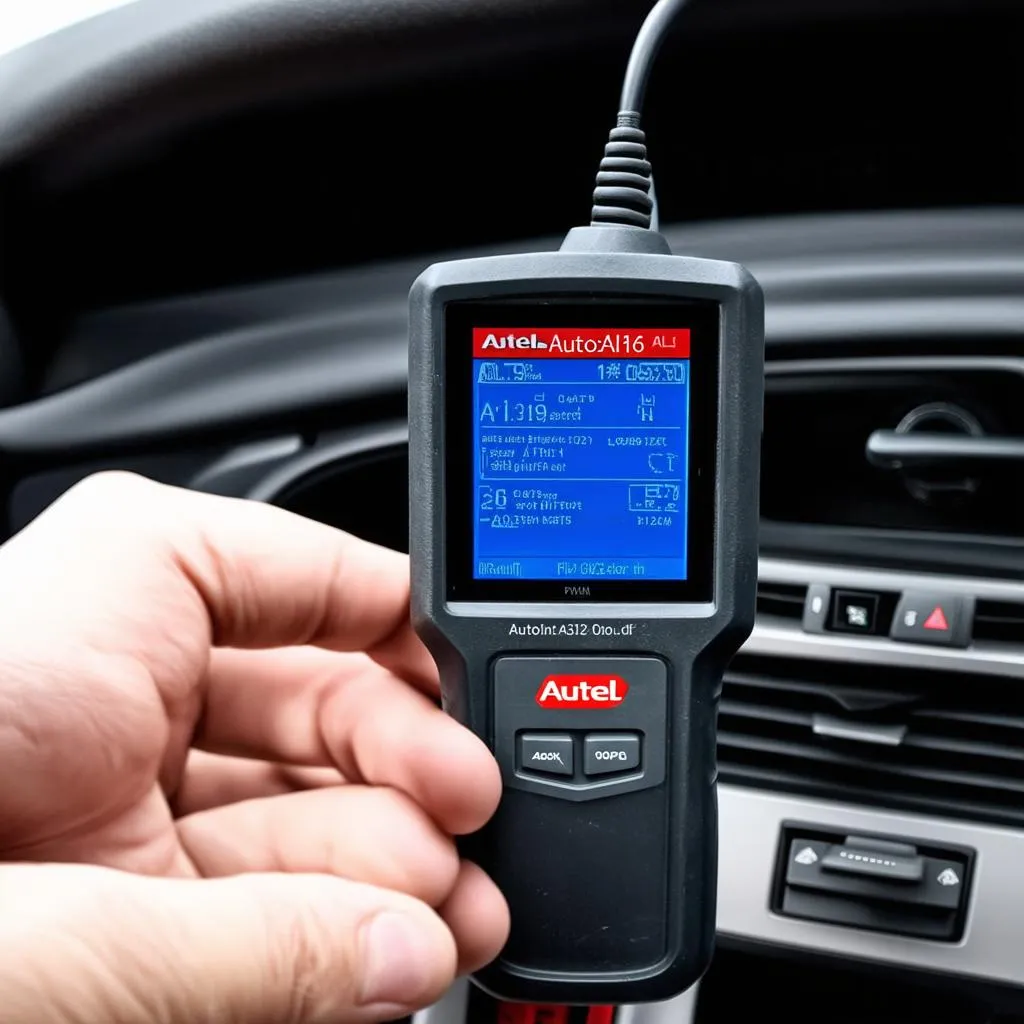 Autel AL619 on Dashboard