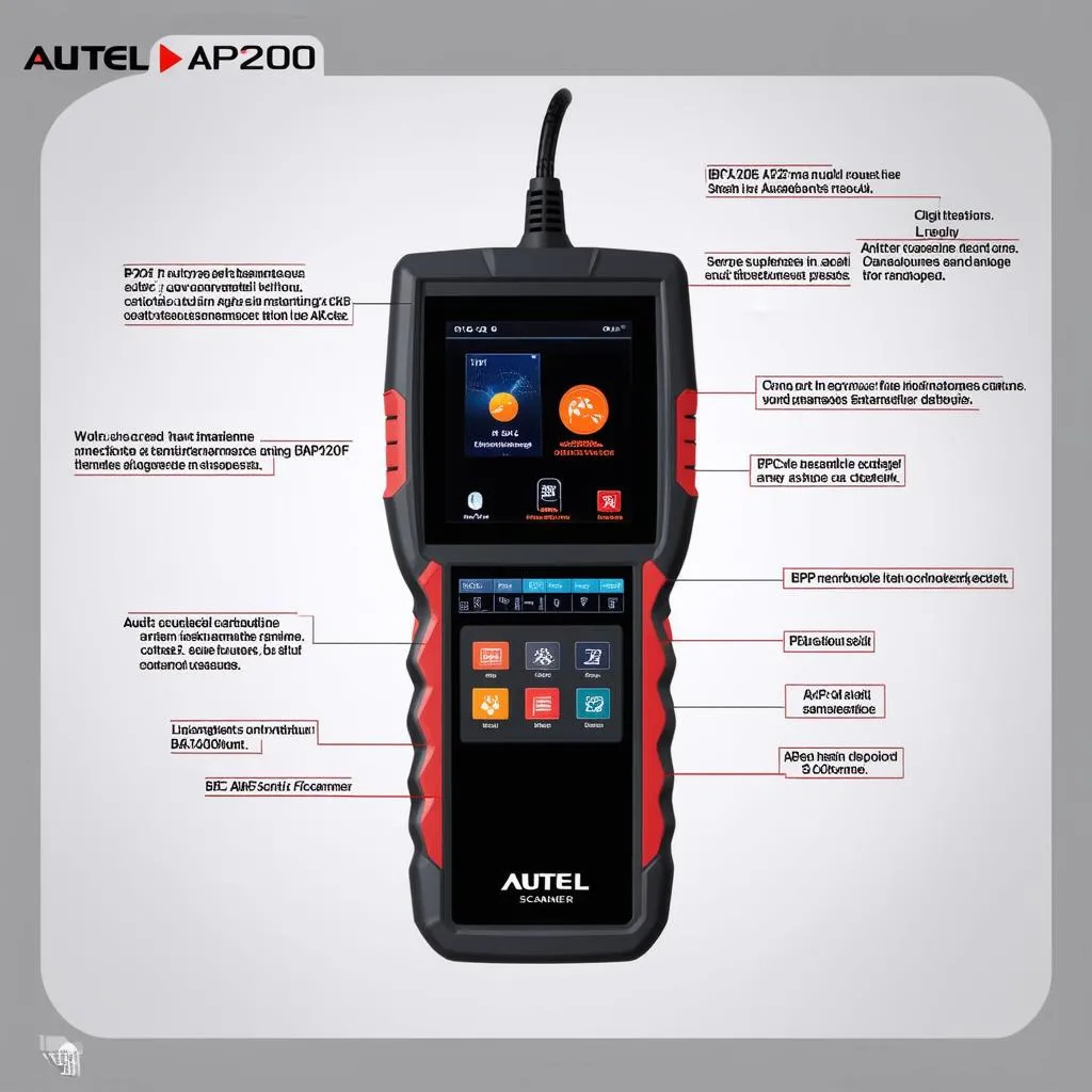 Autel AP200 features