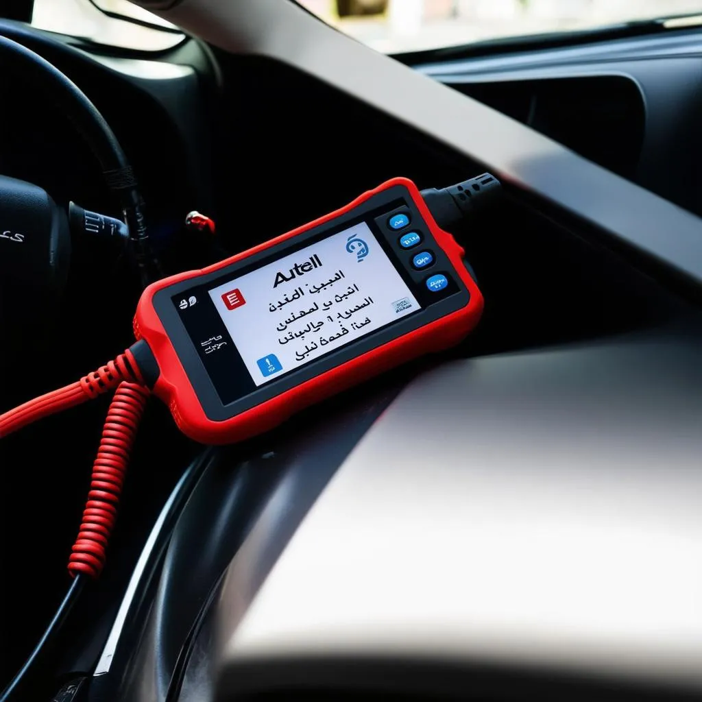 Autel Diagnostic Tool in Arabic