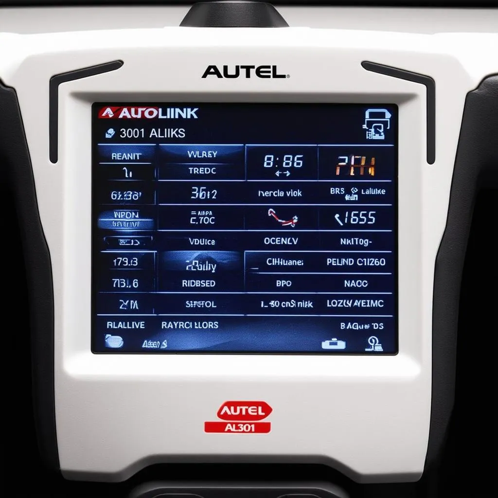 autel autolink al301 interface