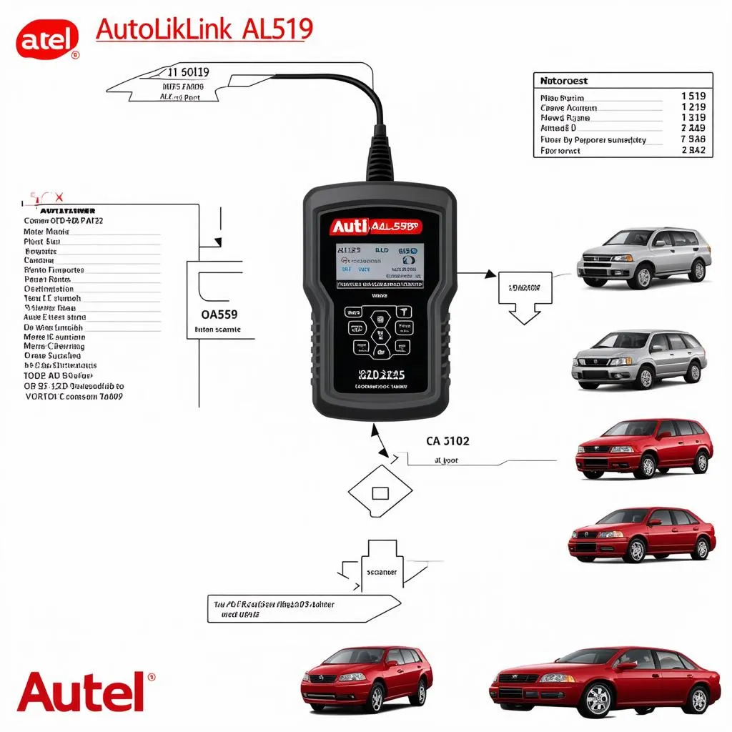 Autel AutoLink AL519 OBD2 Scanner Compatibility