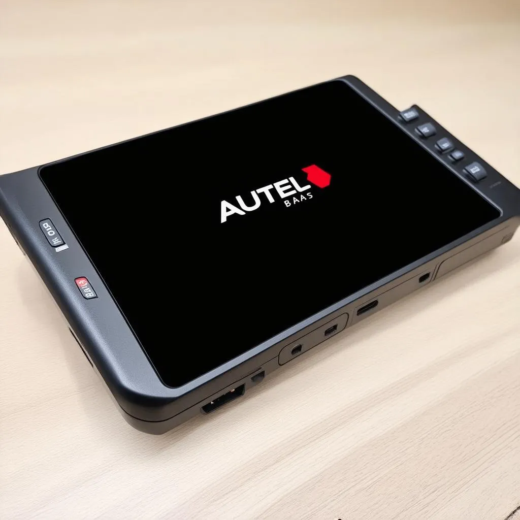 Close-up shot of an Autel BAS device