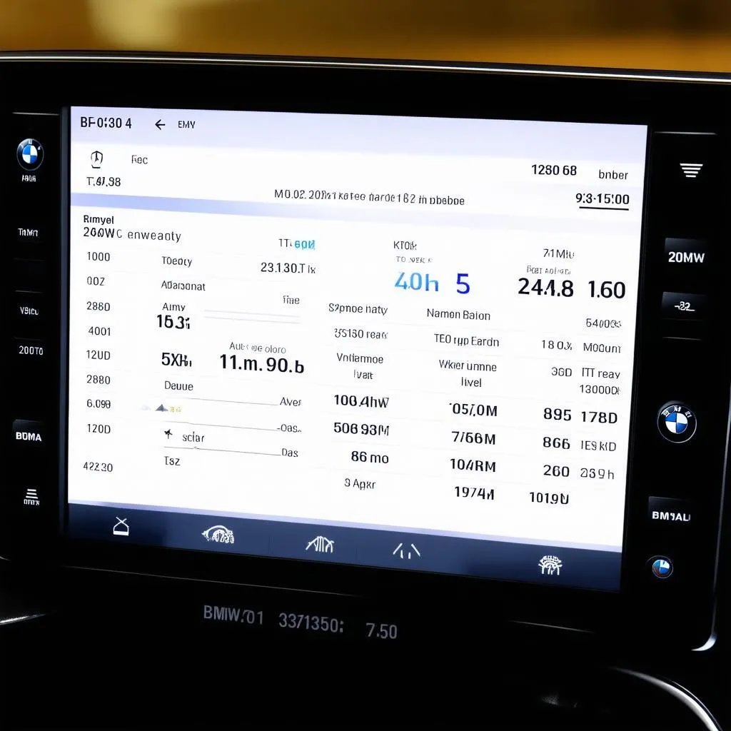 Autel BMW Scantool Dashboard