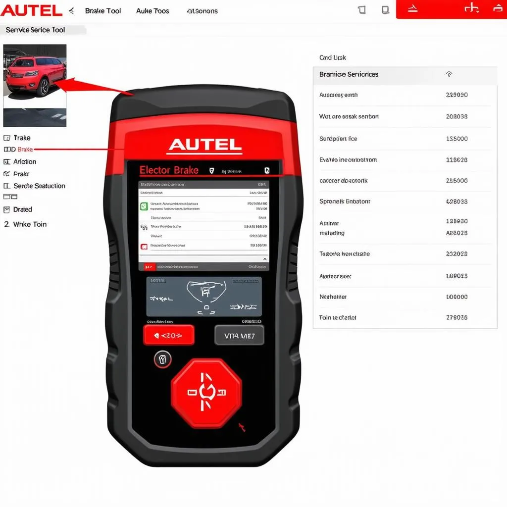 Autel Brake Service Tool