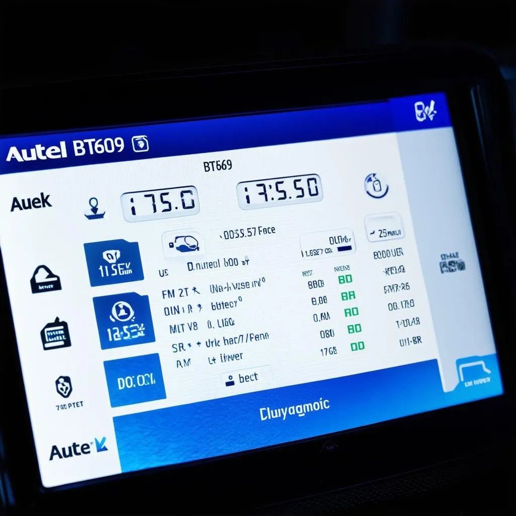 Autel BT609 diagnostics tool with screen