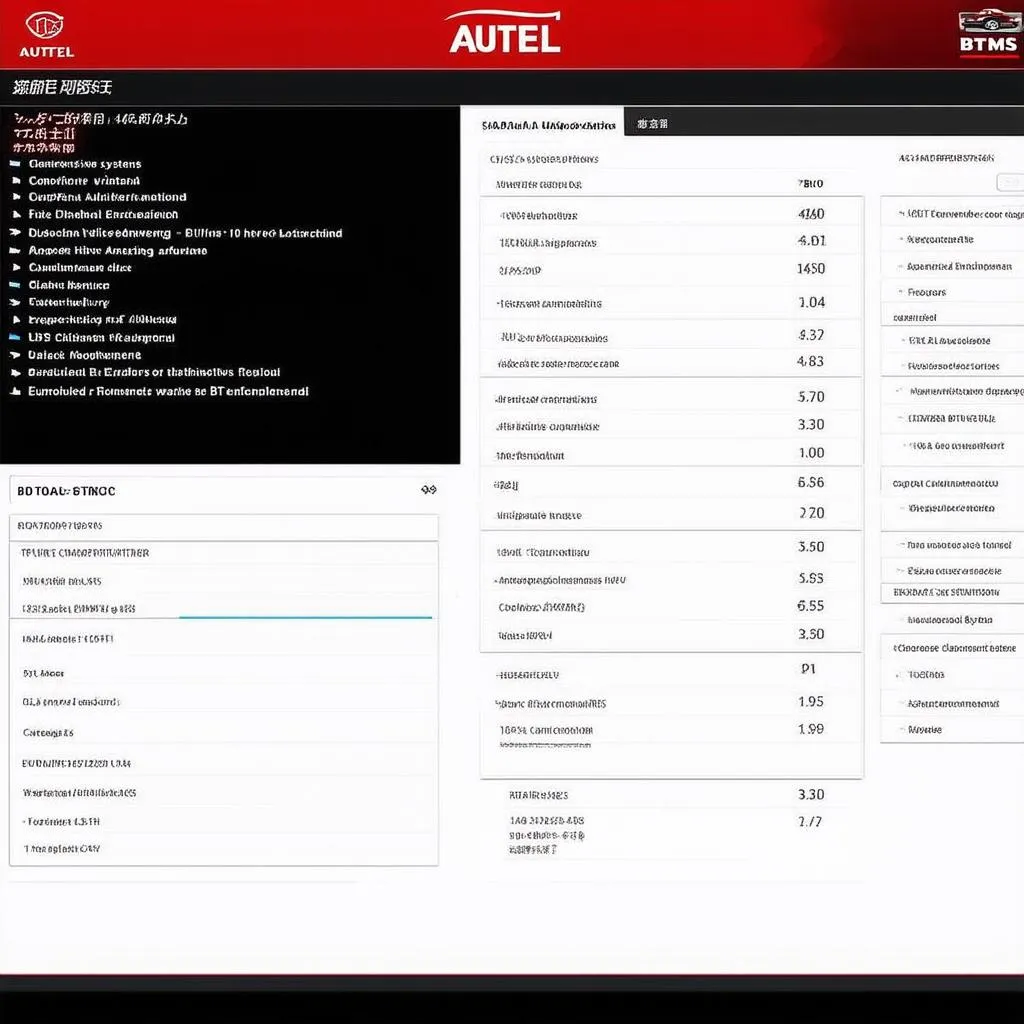 Autel BTMS Diagnostics