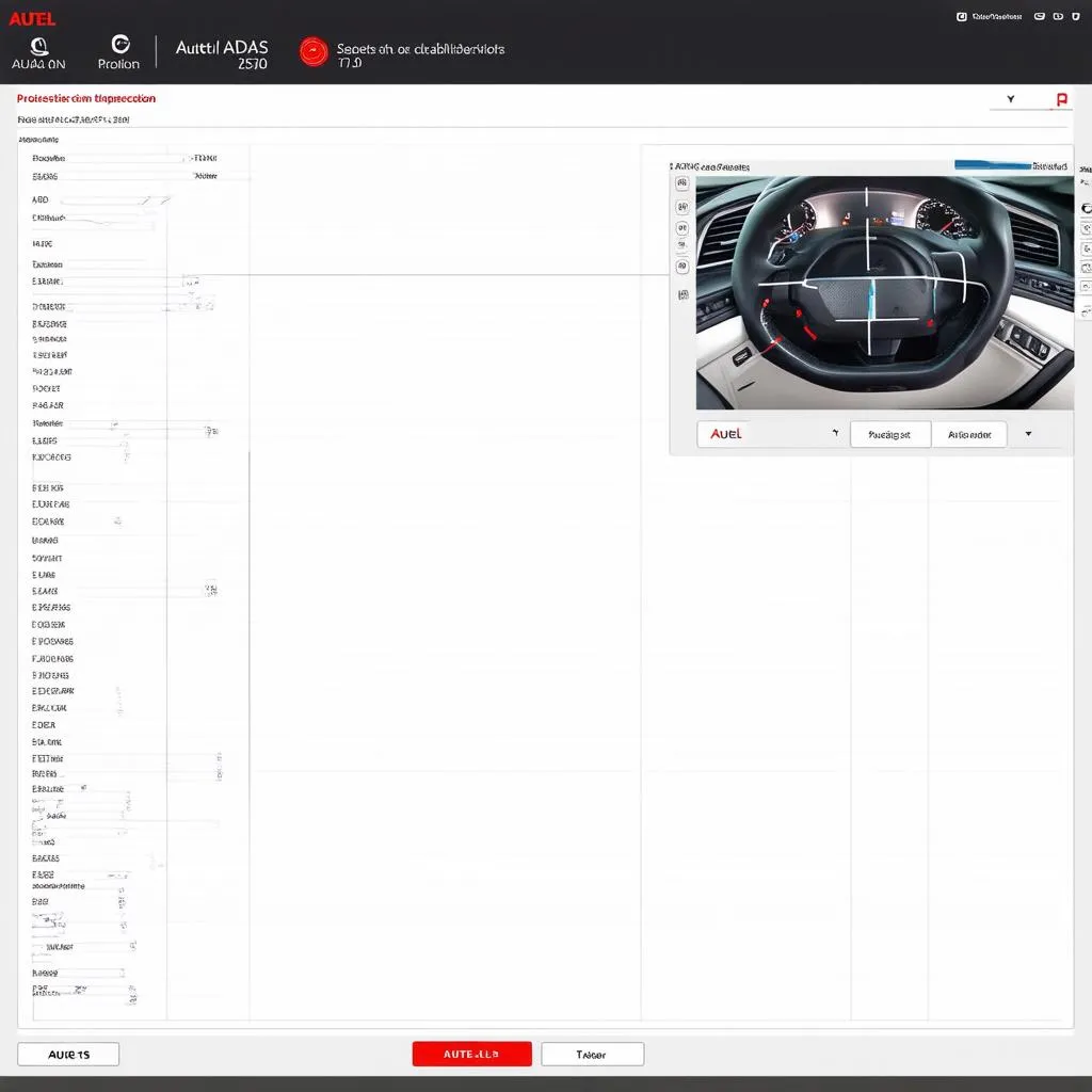 Autel ADAS calibration process