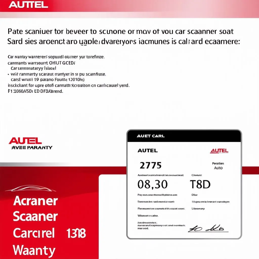 Autel Car Scanner Lagos Warranty