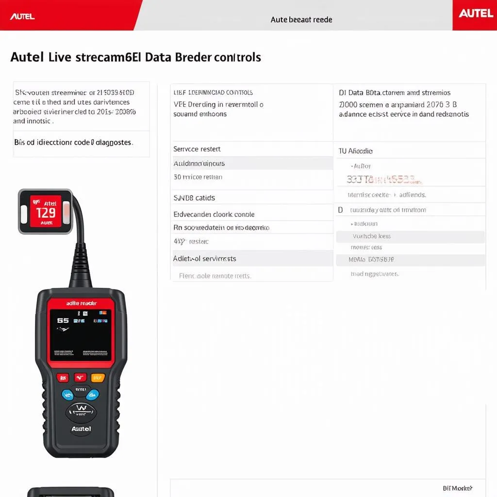 Autel Code Reader Features