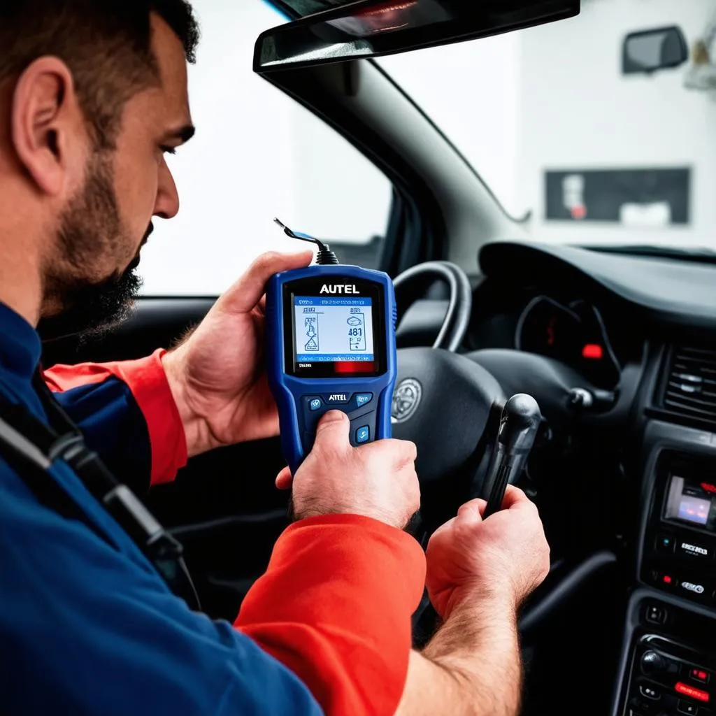 Autel Code Reader and OBD2 Scanner Technician