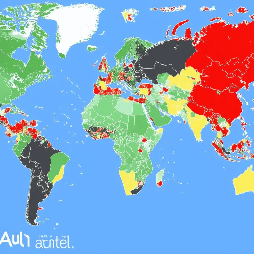 Autel Coverage Worldwide