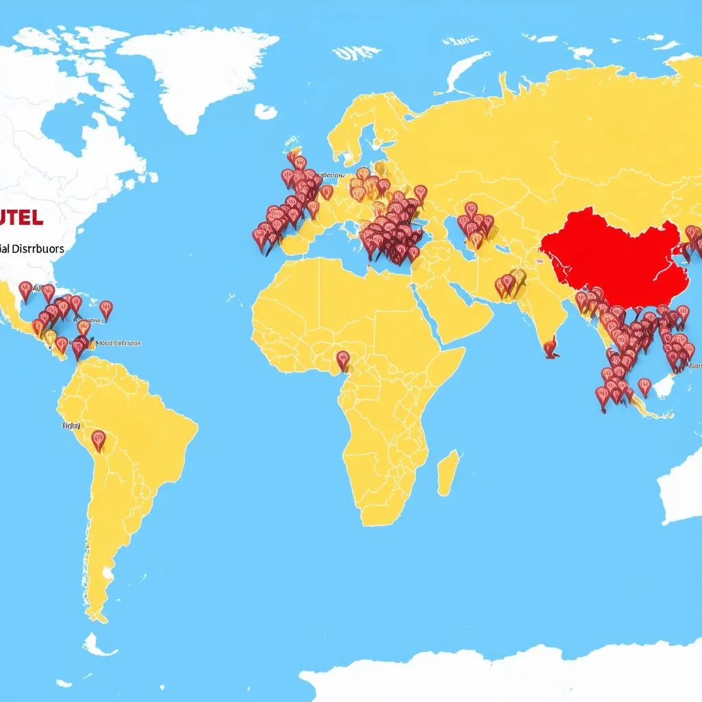 Autel Distributor Map