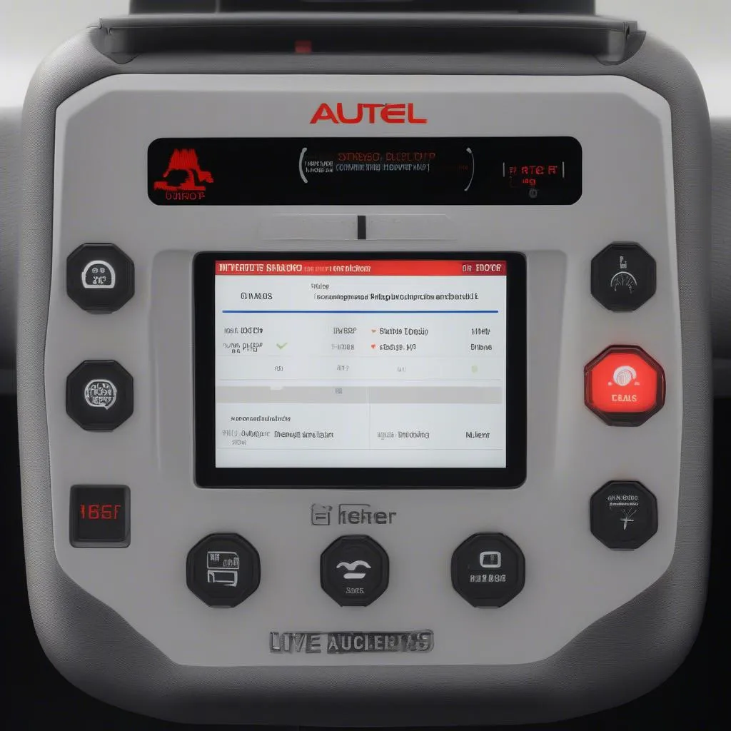 Autel DS708 MS908P user interface