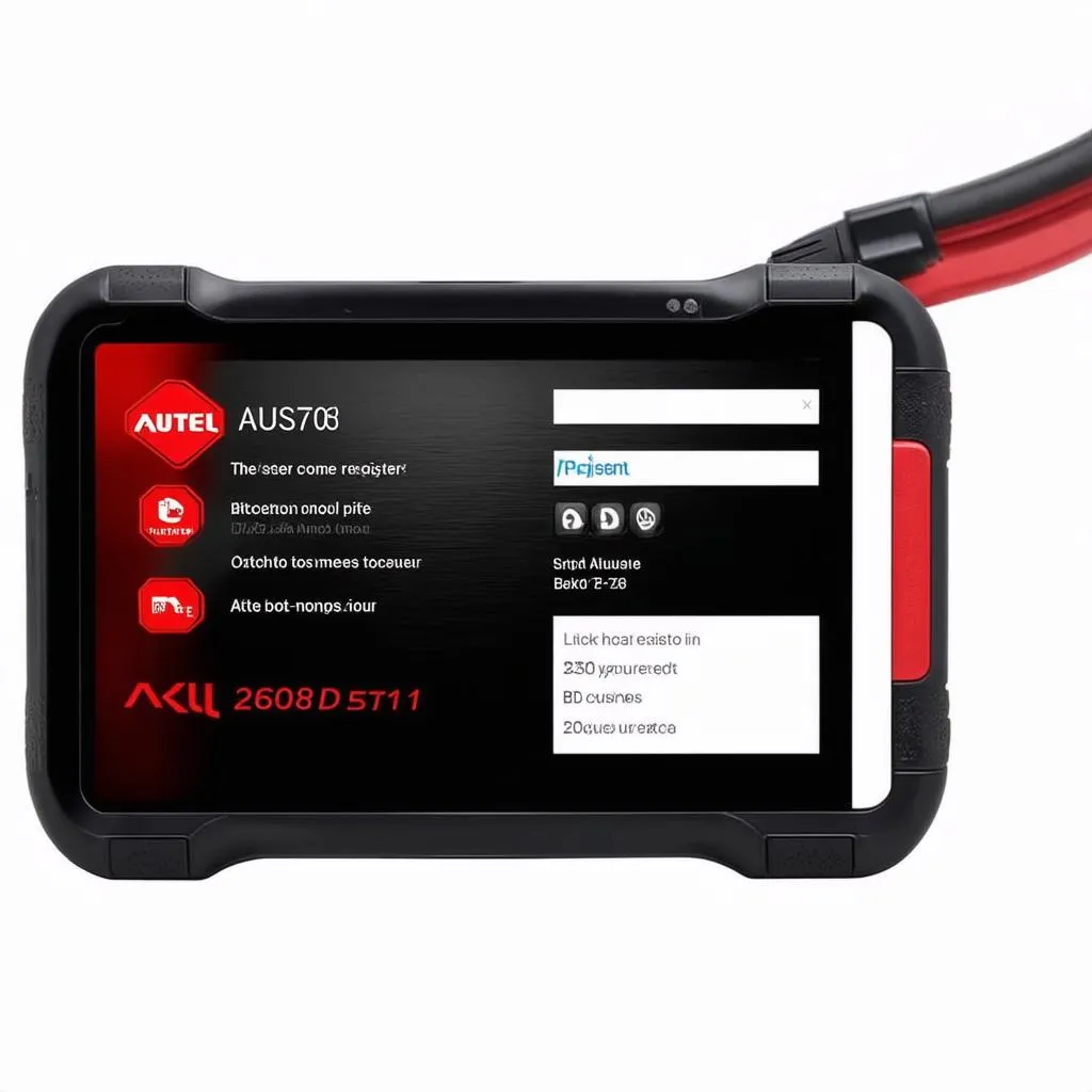 Autel DS708 Registration Guide