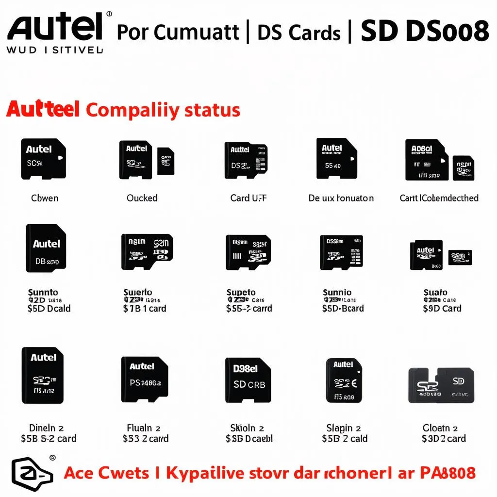 autel ds808 sd card compatibility