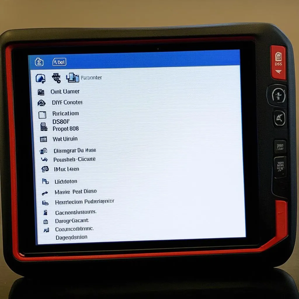 Autel DS808 User Interface