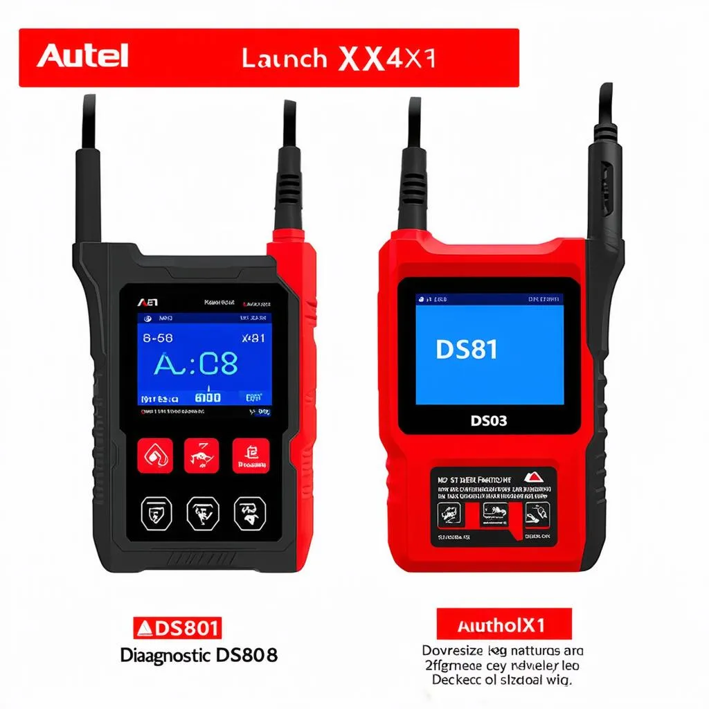 Autel DS808 and Launch X431 Diagnostic Scanners