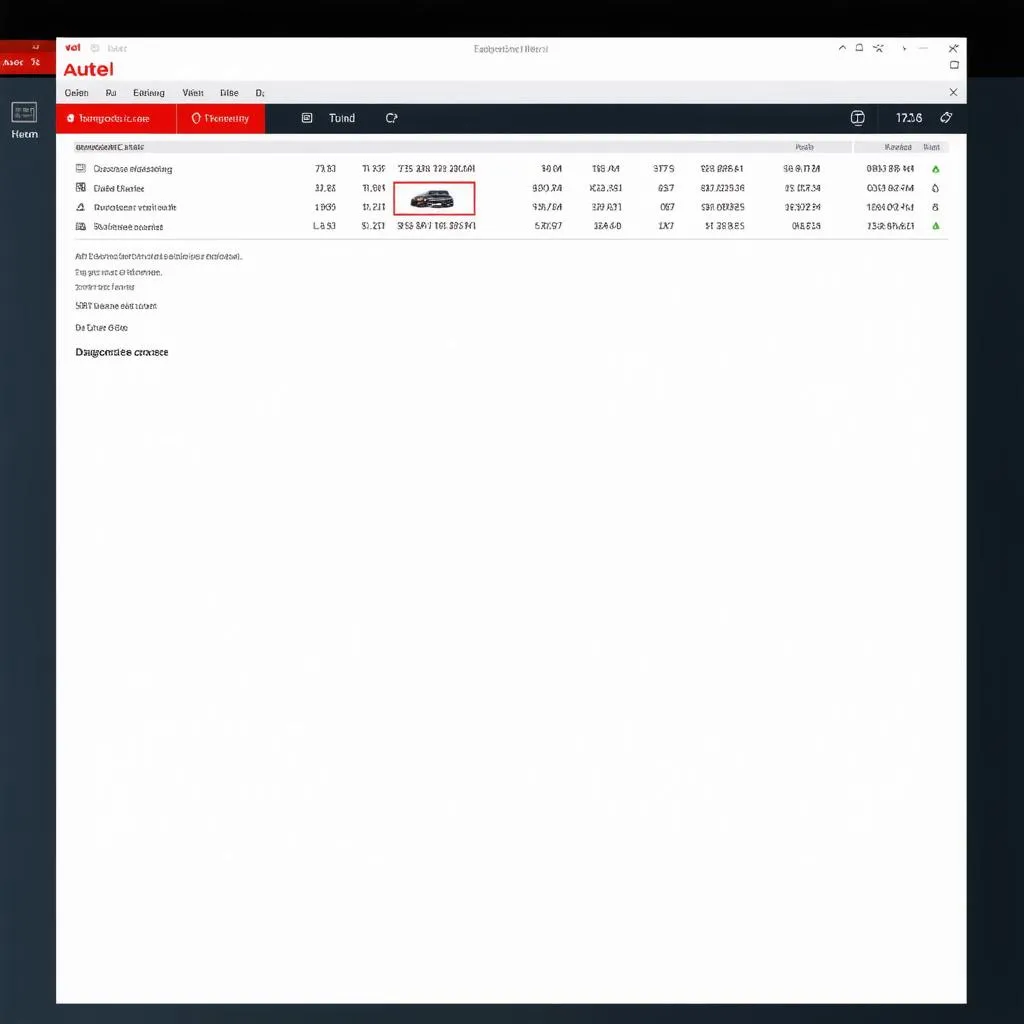 Autel en Anglaise Interface