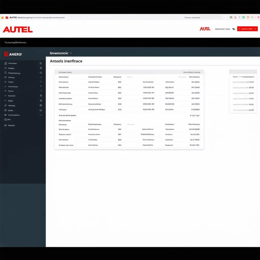 Autel Energy Greensboro interface