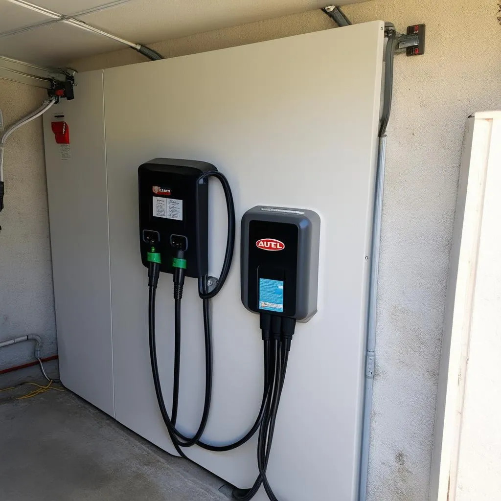 Autel EV charger home setup