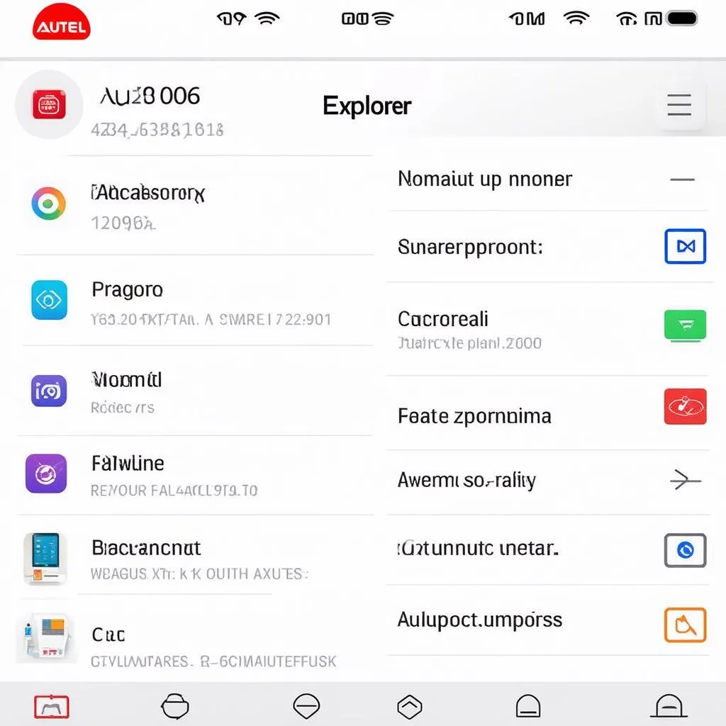 Autel Explorer app features