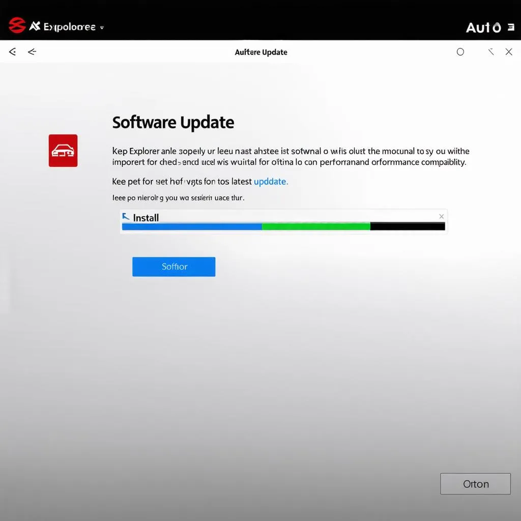 Autel Explorer Software Update