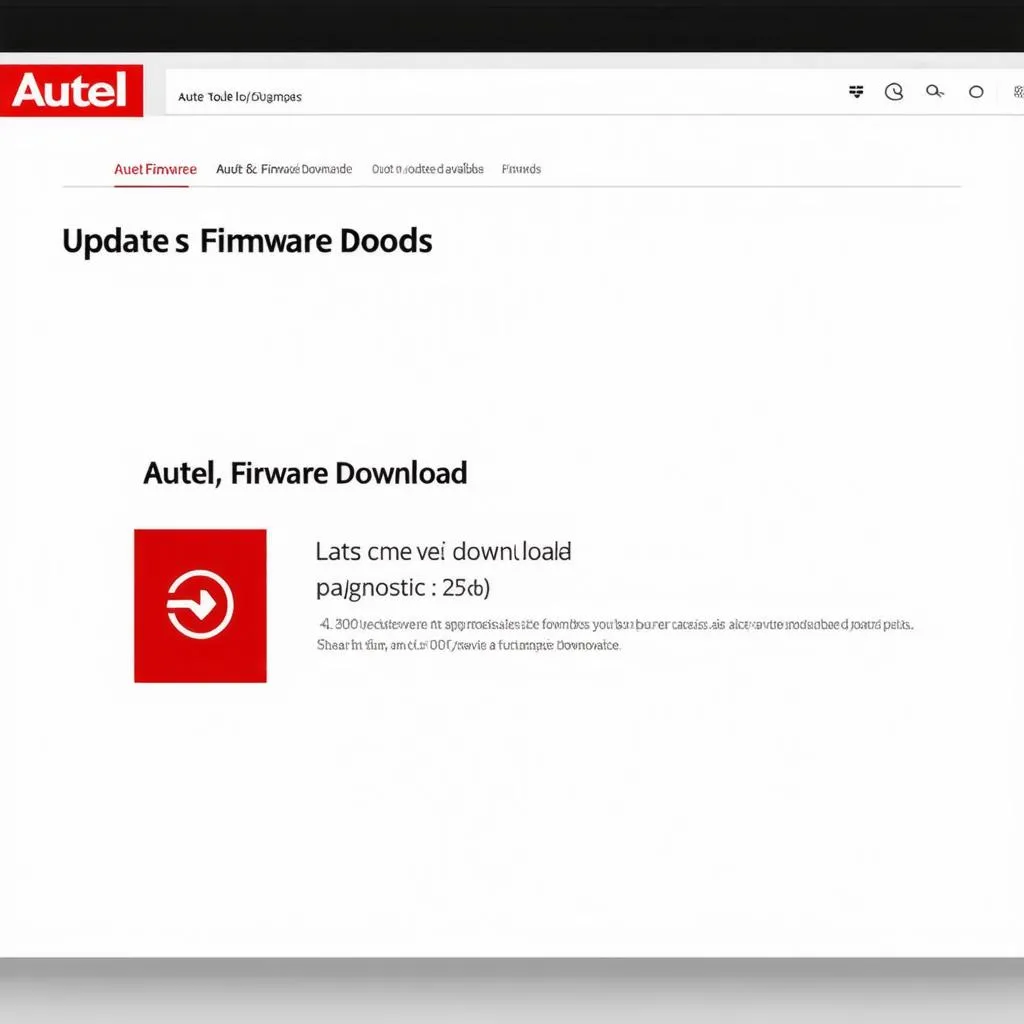 Autel Firmware Download