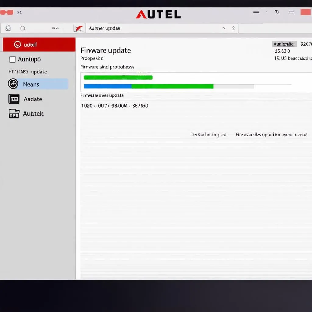 Autel diagnostic tool with latest firmware