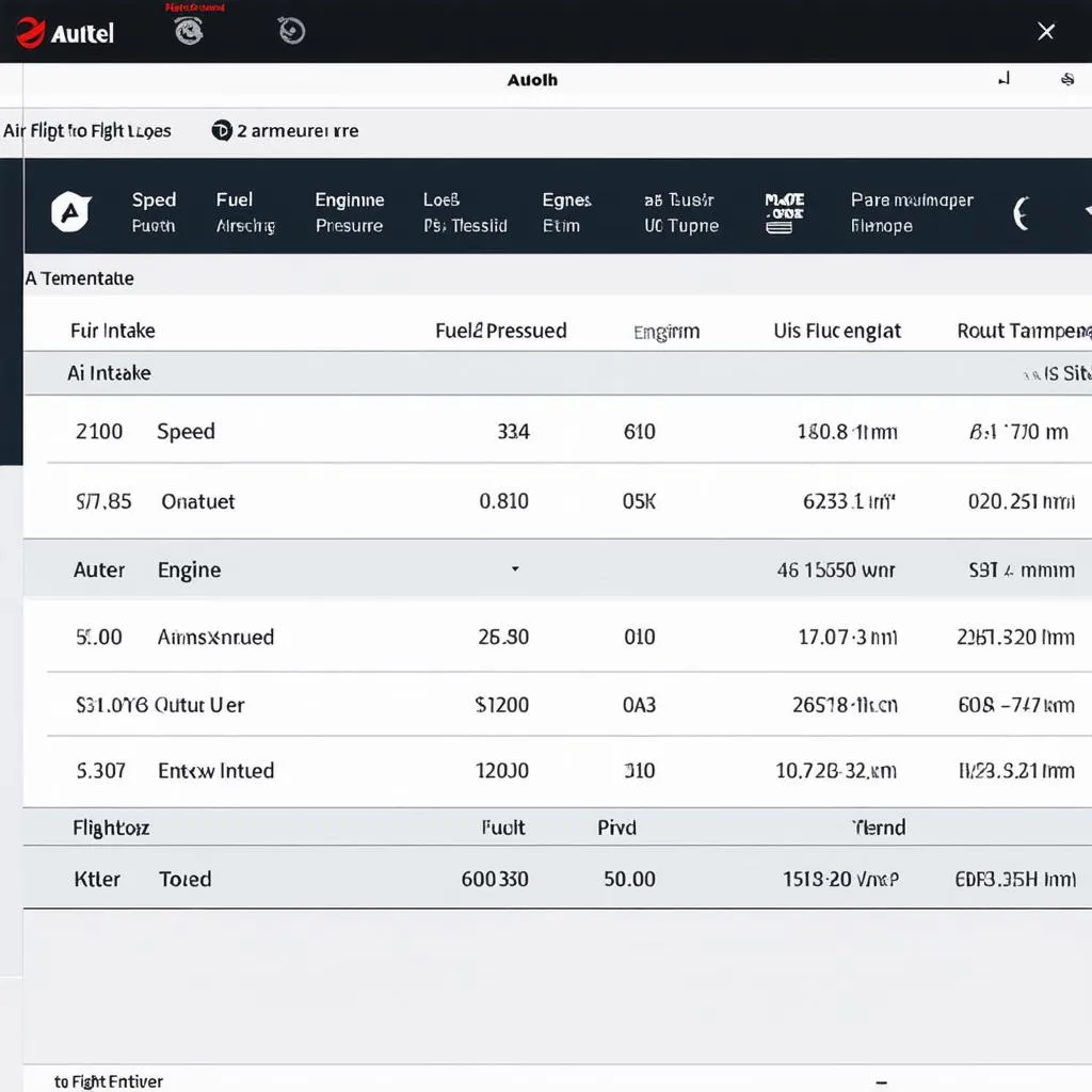 Autel Flight Log Online Data