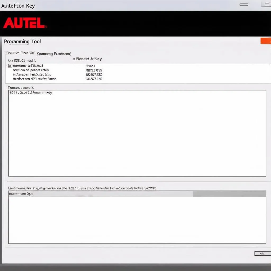 Autel Fusion Key Programming Interface