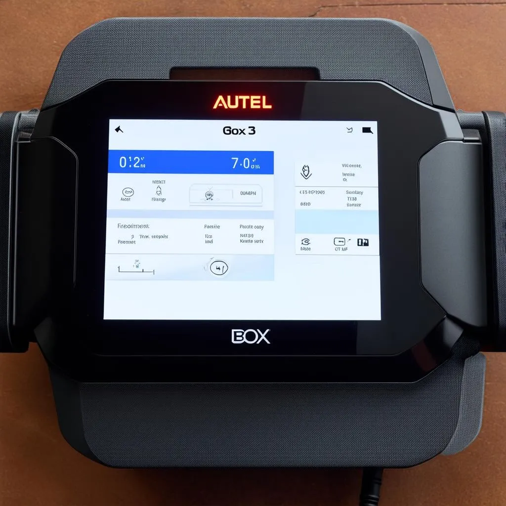 Autel Gbox 3 Interface