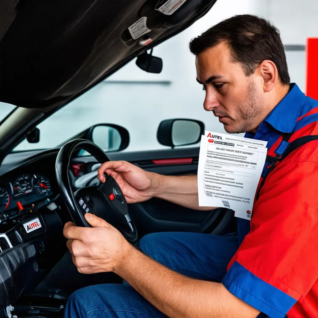 A mechanic successfully resolved a complex diagnostic error with the help of an Autel Help Desk Ticket.