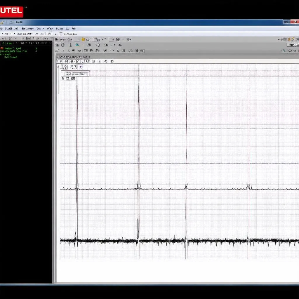 Autel Ignition Scope Pattern on a Computer Screen