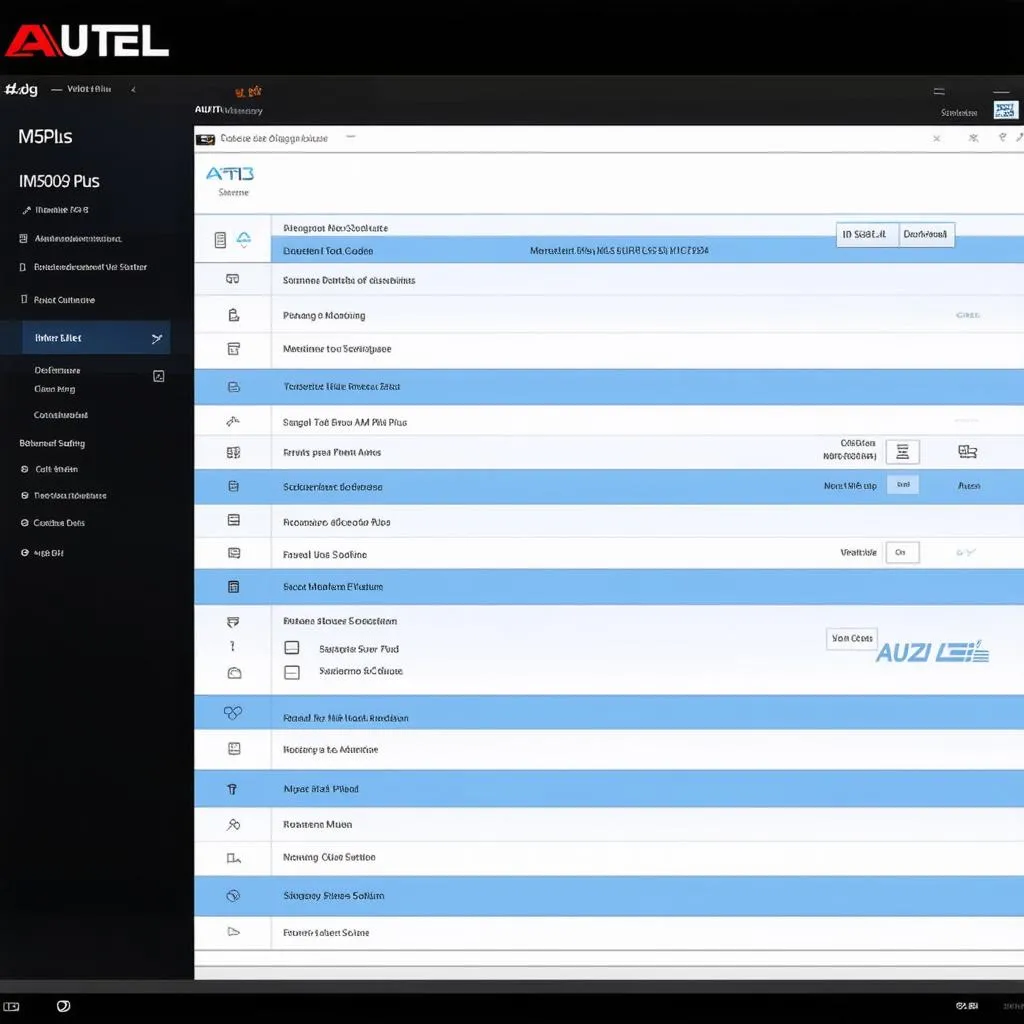 Autel IM508 Plus software