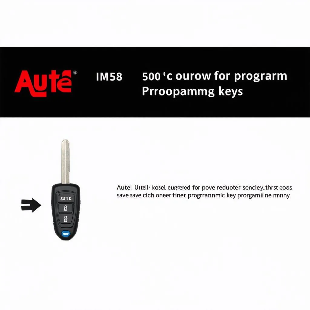 Autel IM508 Key Programming