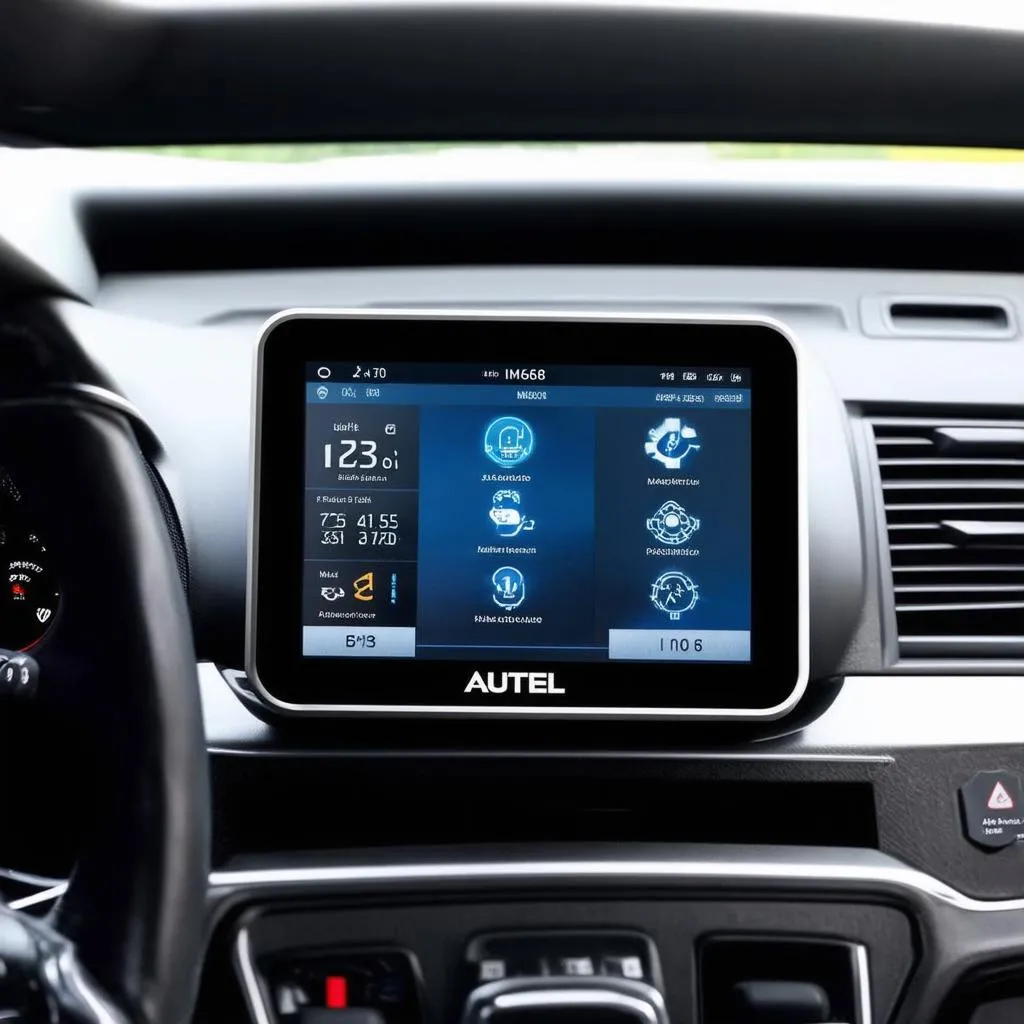 Autel IM608 Dashboard